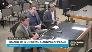 Board of Municipal & Zoning Appeals Hearing; October 21, 2026
